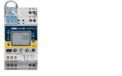 JUMO safetyM STB/STW Ex – Limitadores e monitores de temperatura de segurança de acordo com norma DIN EN 14597 e aprovação ATEX