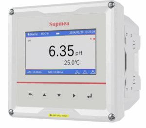 O MDC-P1/P2 é um controlador multiparâmetro online, avançado e inteligente, capaz de suportar até dois canais. O modo híbrido do primeiro canal permite a conexão de sensores analógicos ou digitais, enquanto o segundo canal conecta exclusivamente sensores digitais