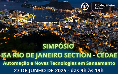 Simpósio ISA Rio de Janeiro Section Automação e Novas Tecnologias em Saneamento terá a Digitrol como palestrante técnico